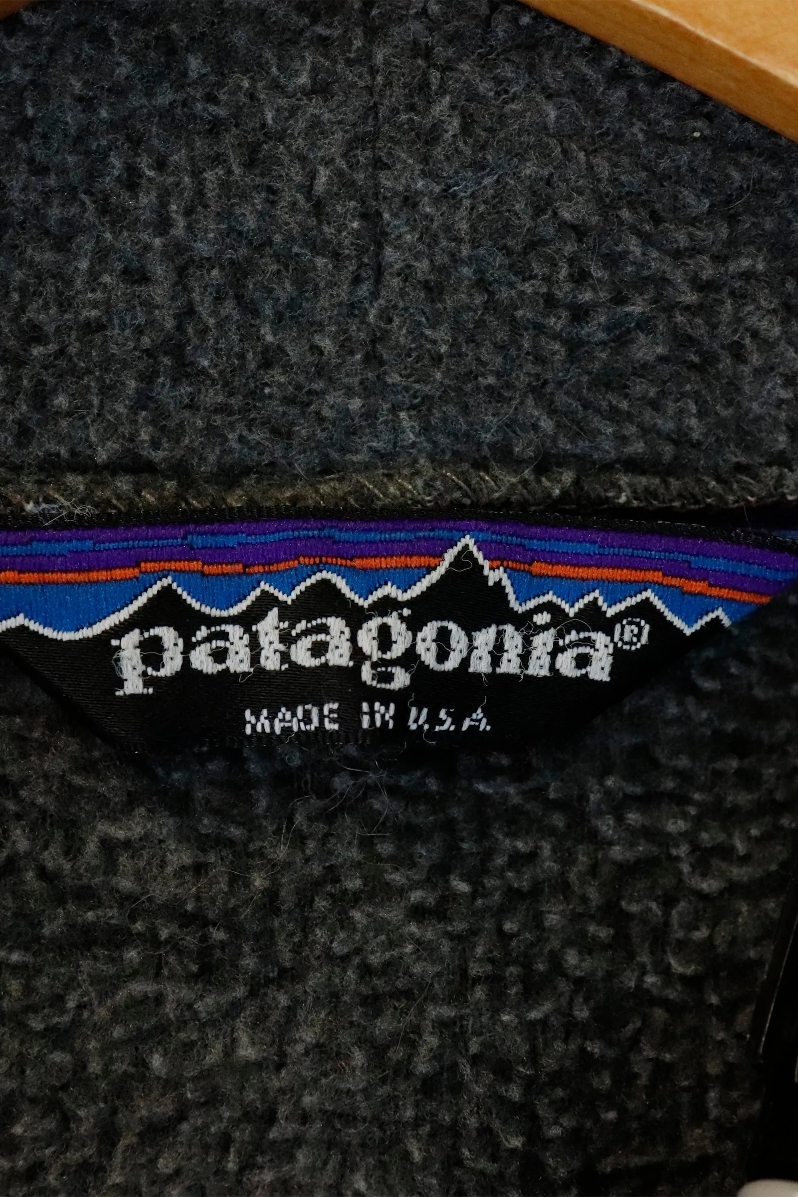 Vintage Patagonia Full Zip Front Zip Pocket Sweatshirt