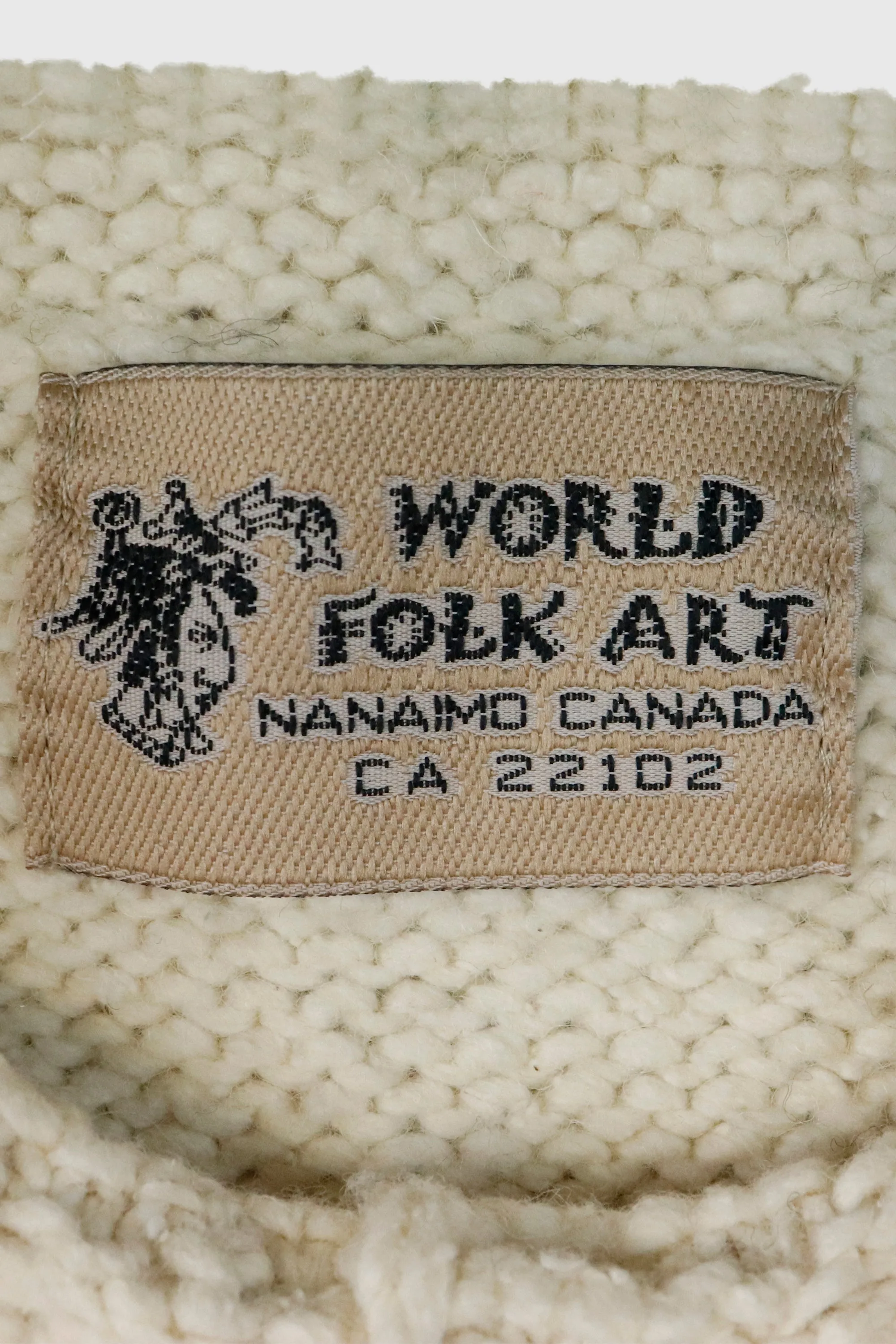 Vintage World Folk Art Knited Sweatshirt Sz M